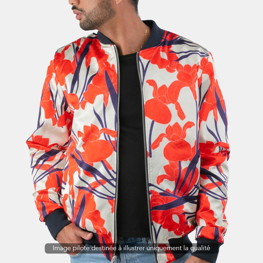 Blouson aviateur 212 Jaune Étoile Marocain Fier