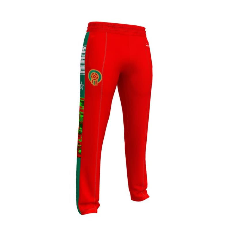 Jogging Survêtement Foot Maroc Luxe Rouge