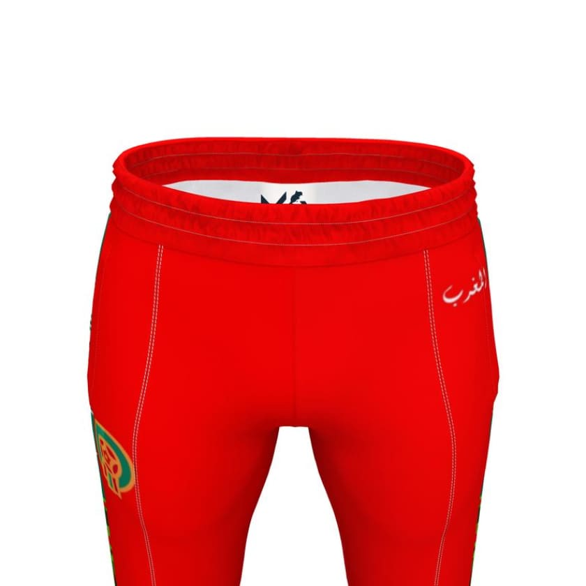Jogging Survêtement Foot Maroc Luxe Rouge