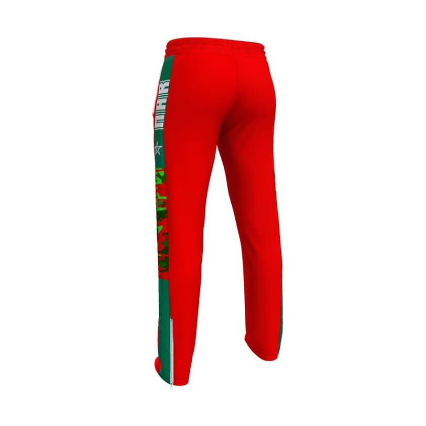 Jogging Survêtement Foot Maroc Luxe Rouge
