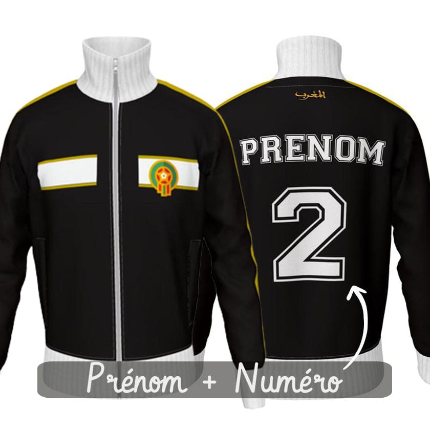 Survêtement foot Maroc 2023 Emblème Royal Jacket Tracksuit