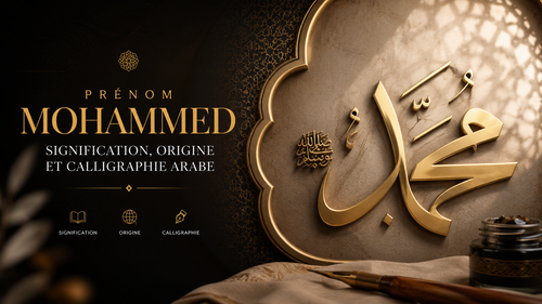 Prénom Mohammed : signification, origine et calligraphie arabe