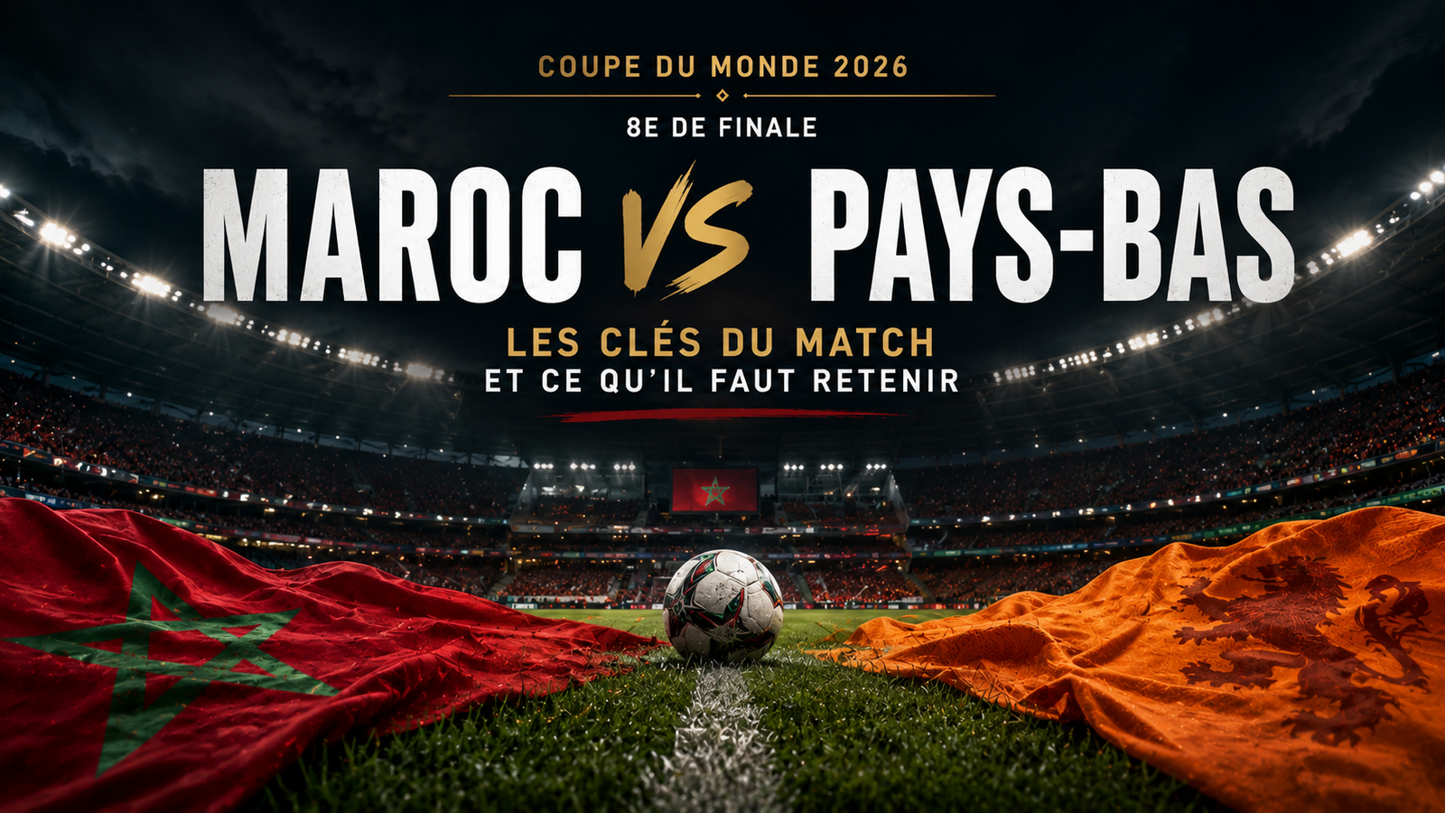 Coupe du Monde 2026: Maroc vs Pays-Bas