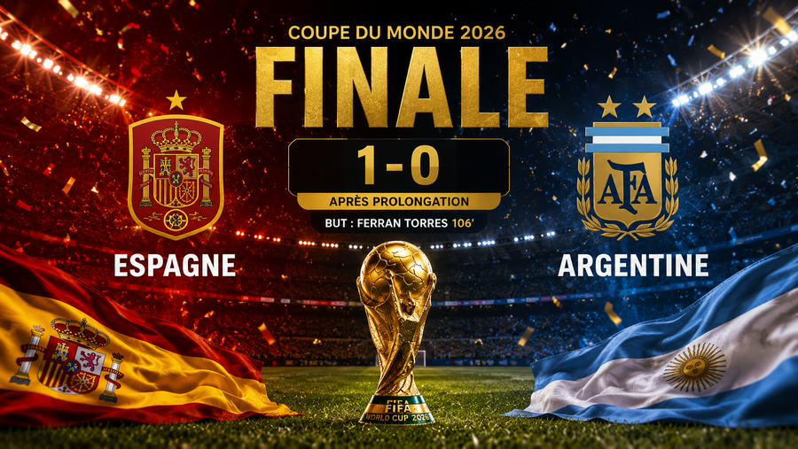 Finale Coupe du Monde 2026 : résumé, score, buts et temps forts