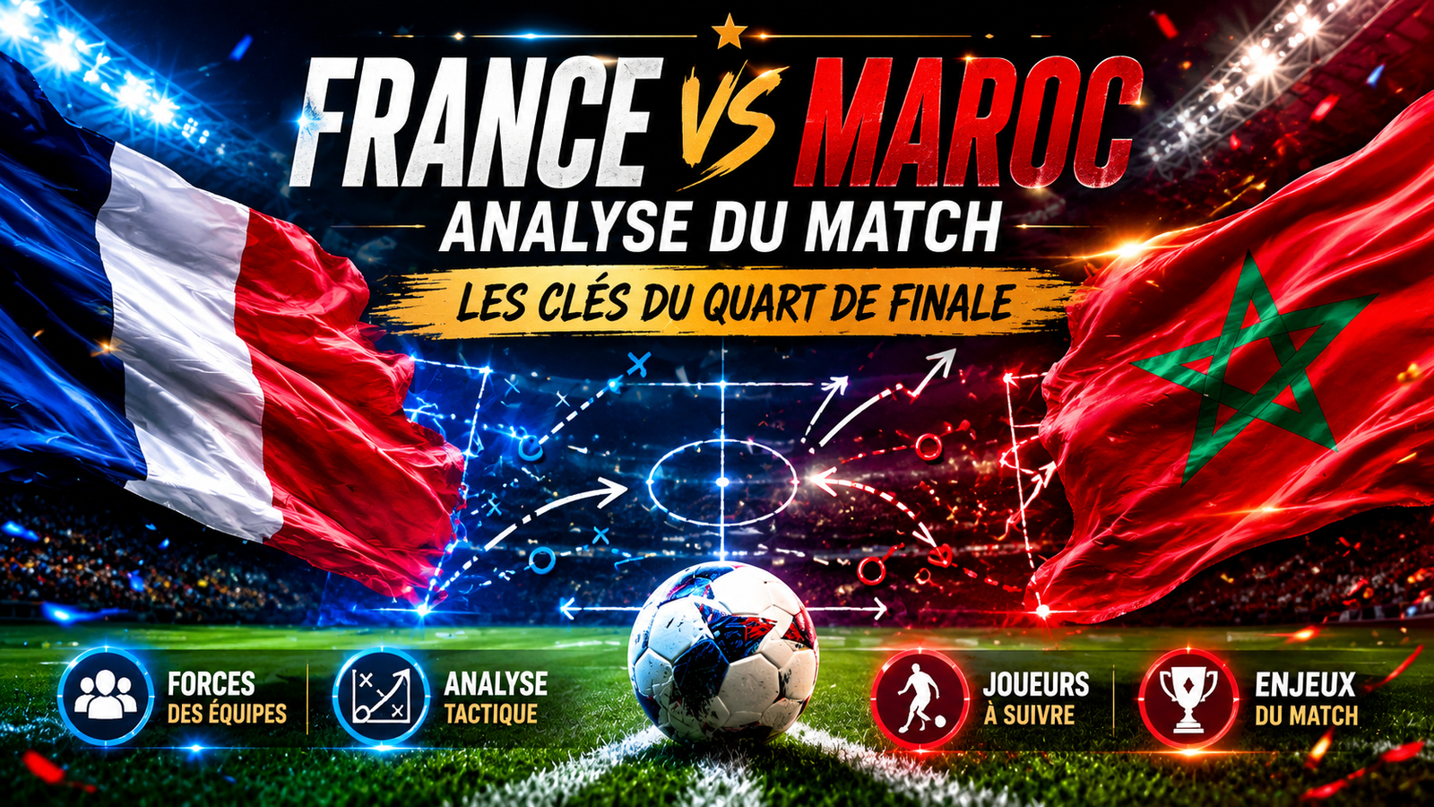 France - Maroc : analyse du match et les clés du quart de finale