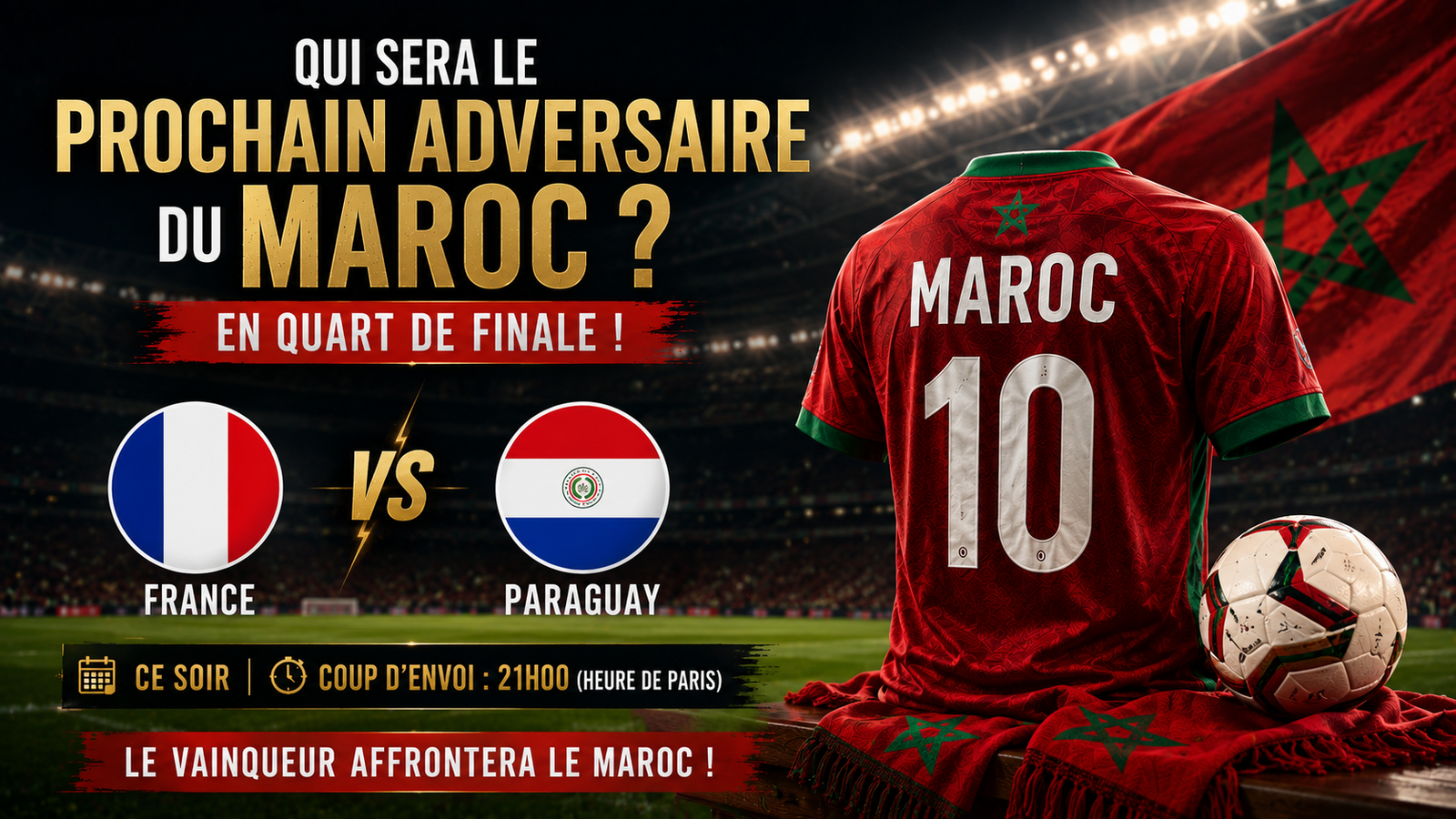 Qui sera le prochain adversaire du Maroc en quart de finale ?