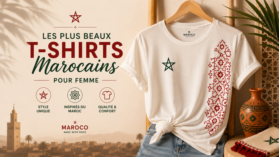 Les plus beaux T-shirts marocains pour femme