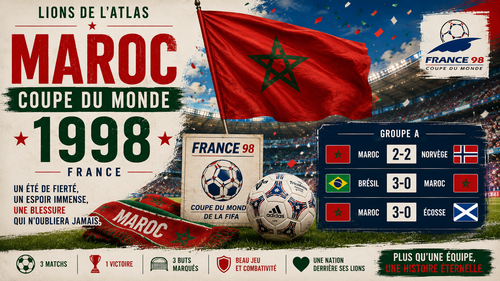 Le Maroc à la Coupe du Monde 1998