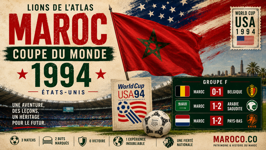 Le Maroc à la Coupe du Monde 1994