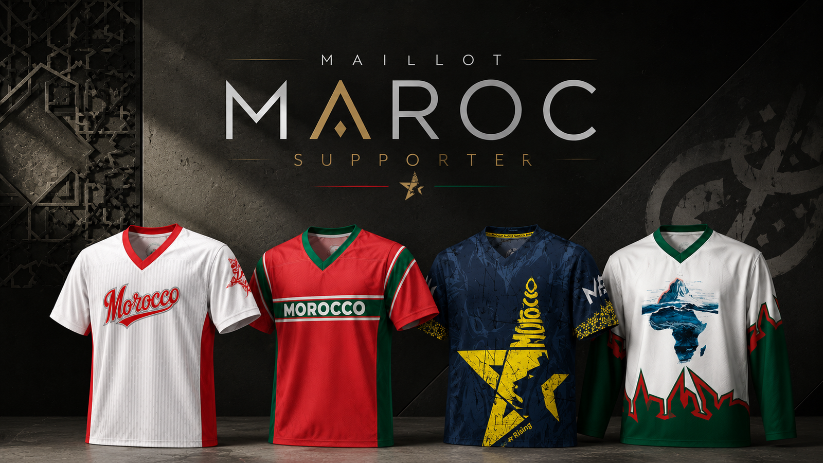 Maillot Maroc Supporter Livraison France : Recevez les Couleurs des Lions en quelques Jours