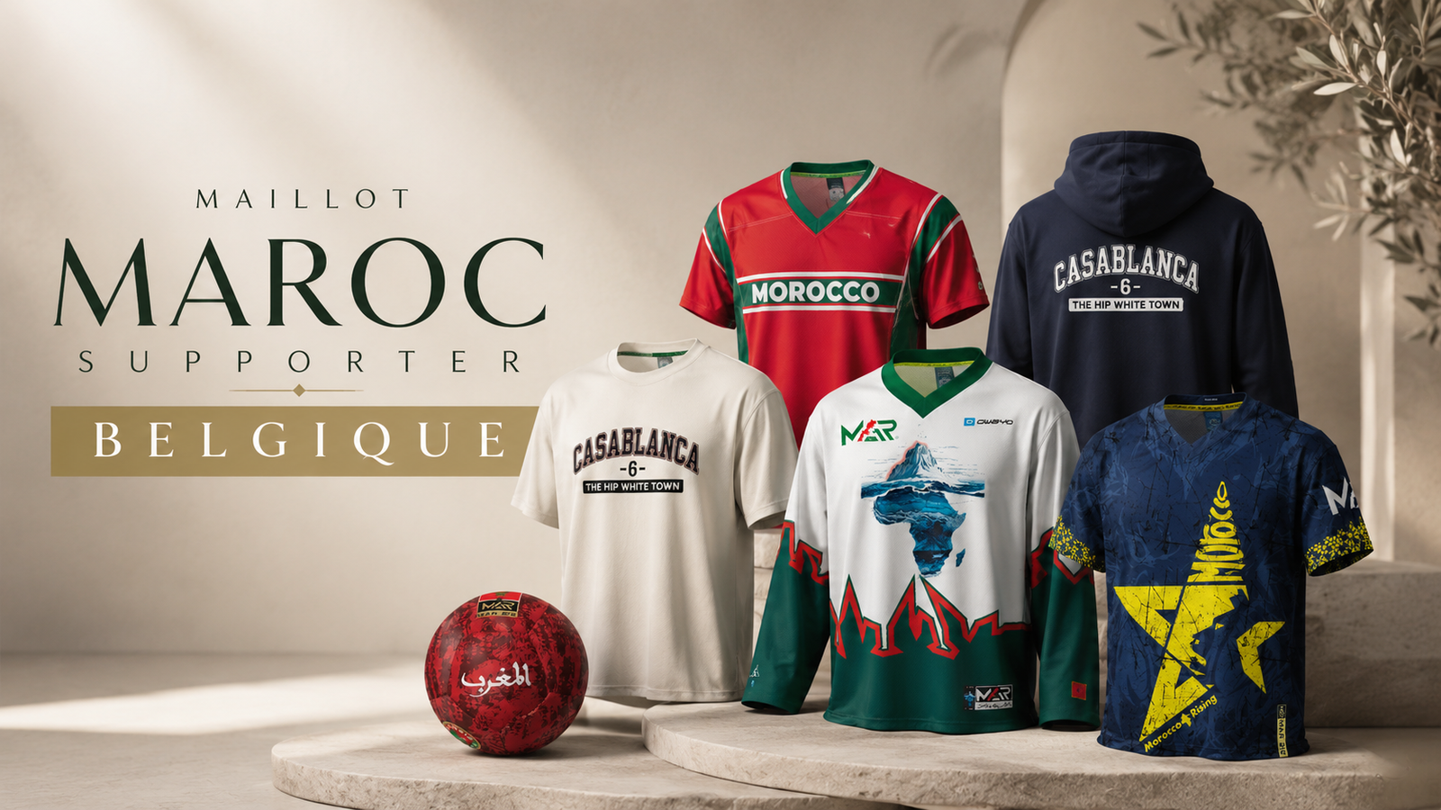 Maillot Maroc Supporter Belgique : Pour Les Lions de l'Atlas Depuis Bruxelles, Liège et Anvers