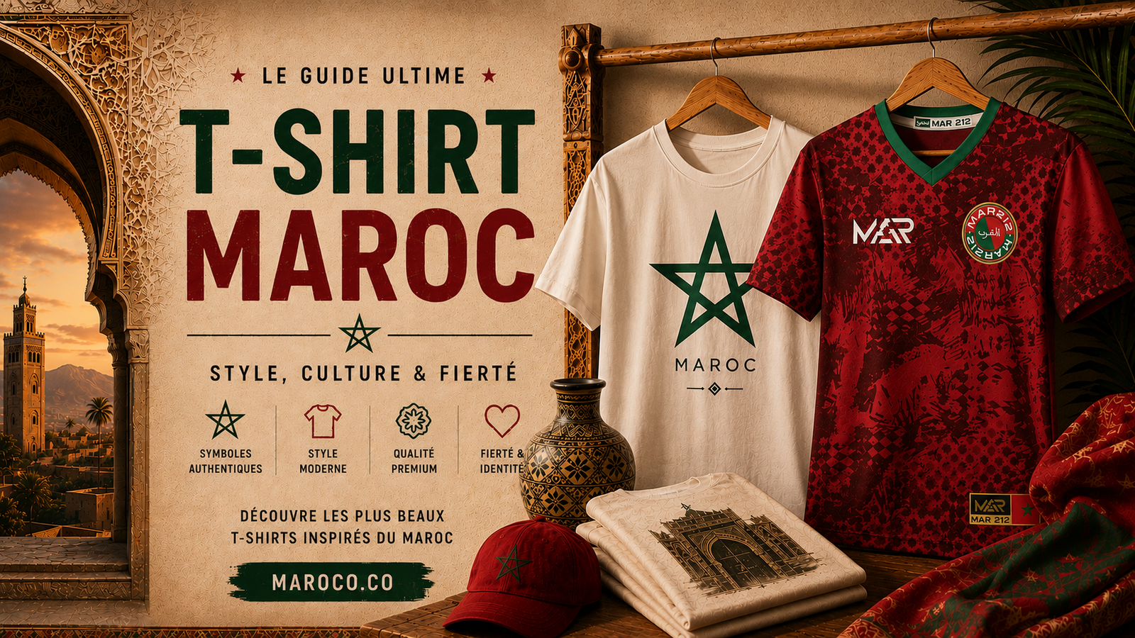T-SHIRT MAROC : LE GUIDE ULTIME DES T-SHIRTS INSPIRÉS DU MAROC