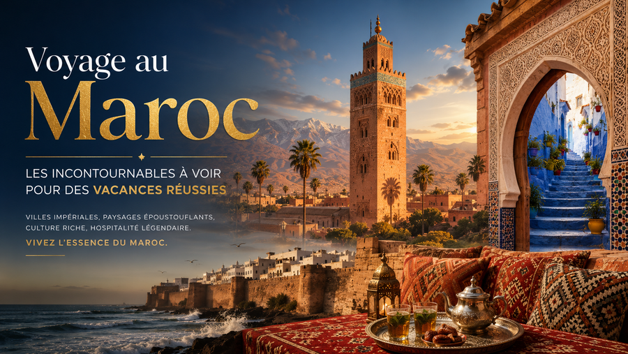 Voyage au Maroc : les incontournables à voir pour des vacances réussies