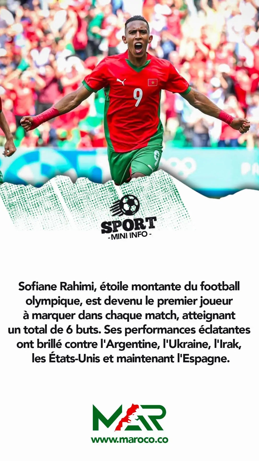 Sfiayan Rahimi le Phénomène Olympique: Premier Joueur à
