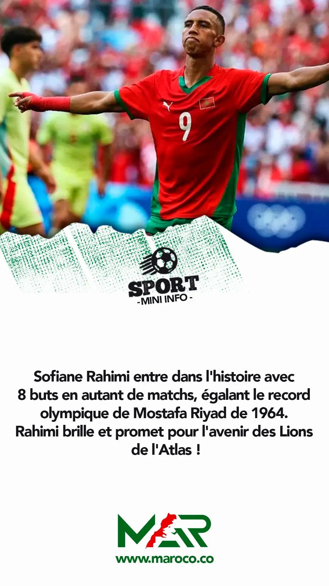 Sofiane Rahimi Légende Olympique: 8 Buts et un Record Égalé!