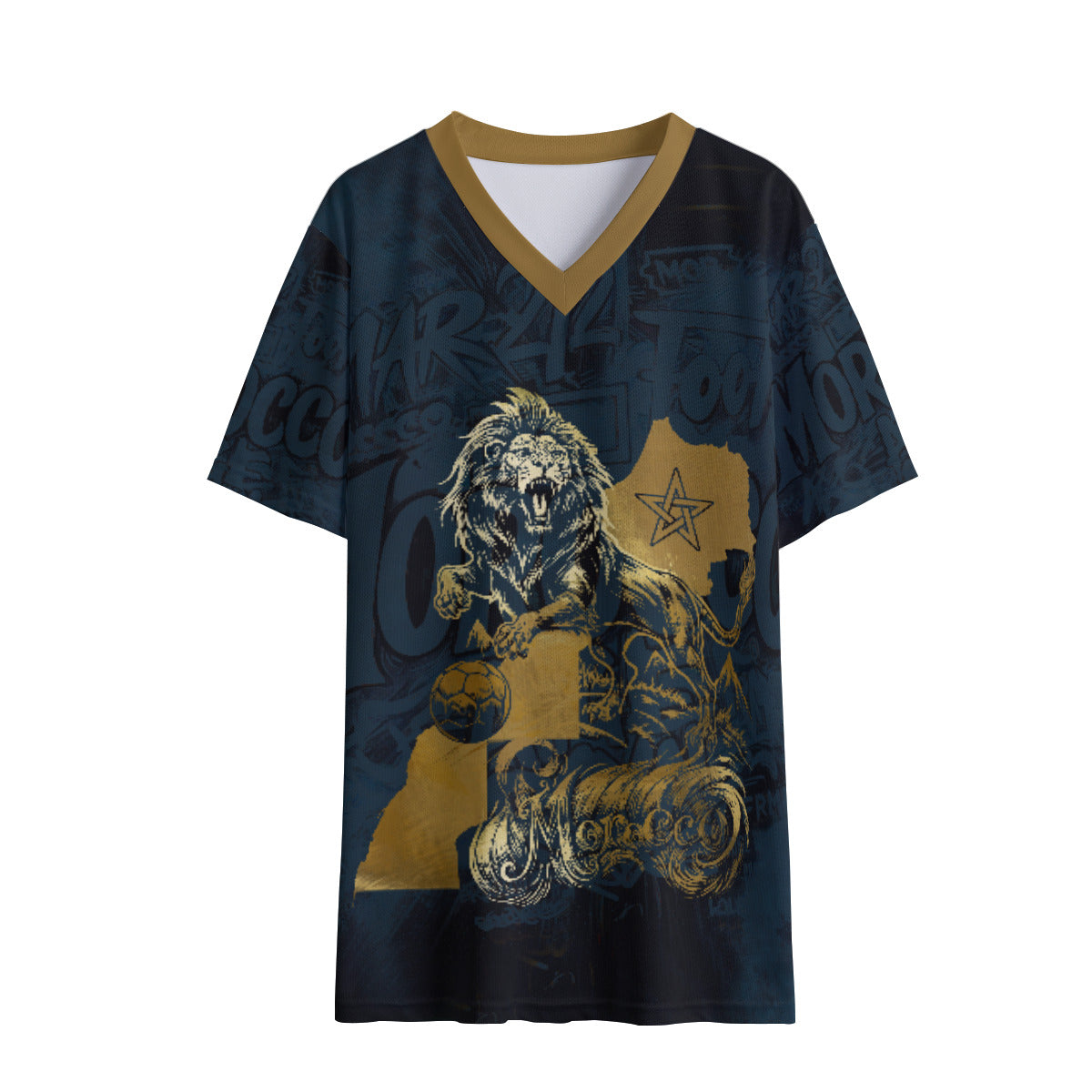 Maillot foot maroc enfant Lion Atlas patriot