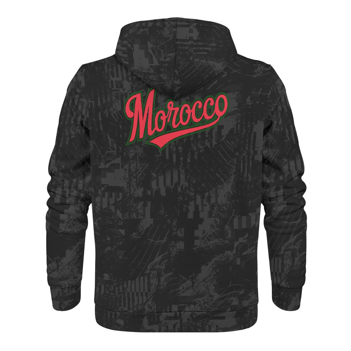 Sweat à Capuche noir Maroc CAN 2025