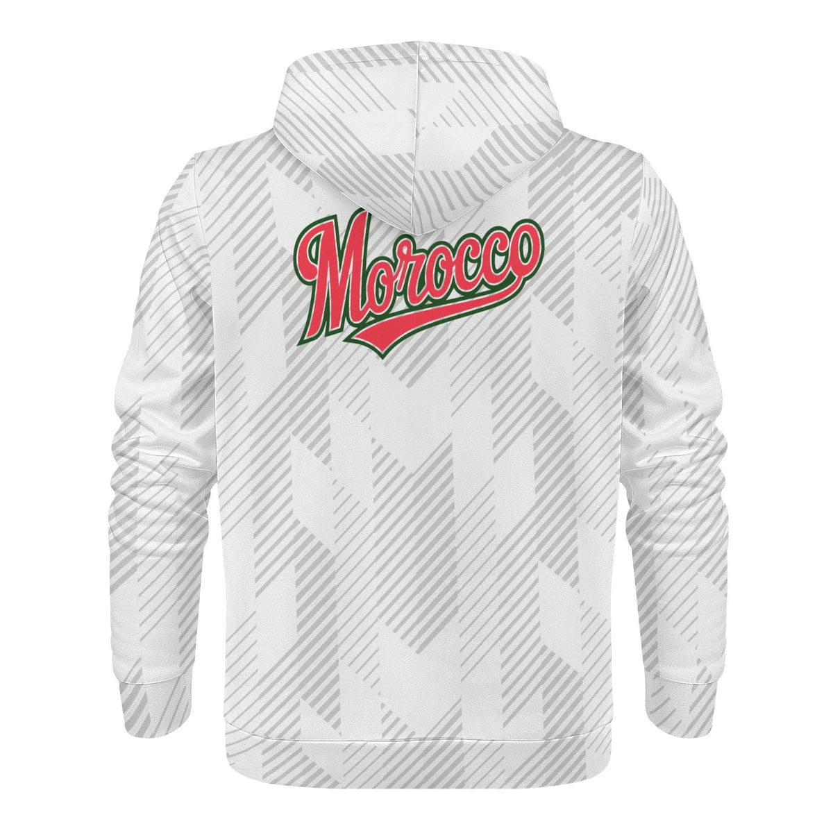 Sweat à Capuche blanc Maroc CAN 2025