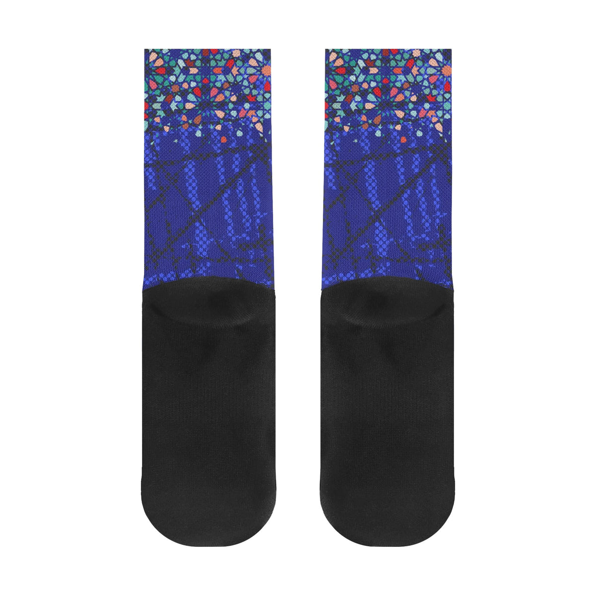 Chaussettes courtes bleus zellige Marocain