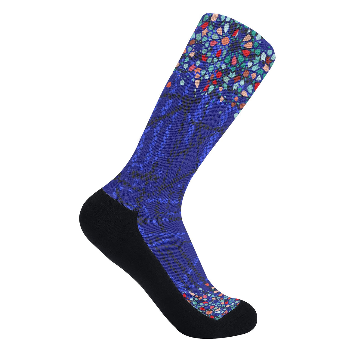 Chaussettes courtes bleus zellige Marocain