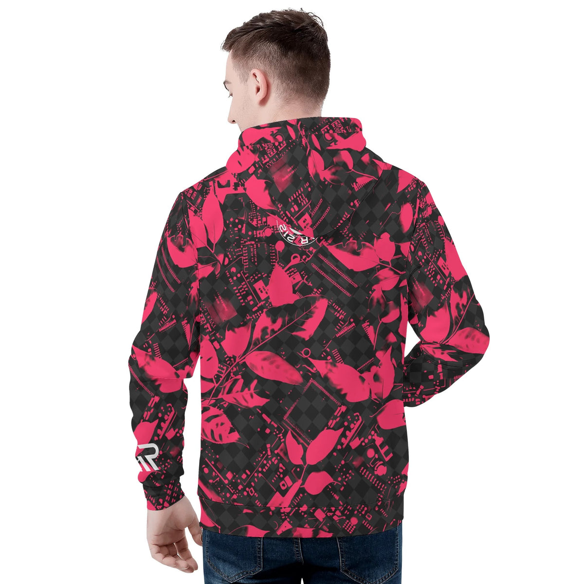 Sweat à Capuche rose Morocco unisexe