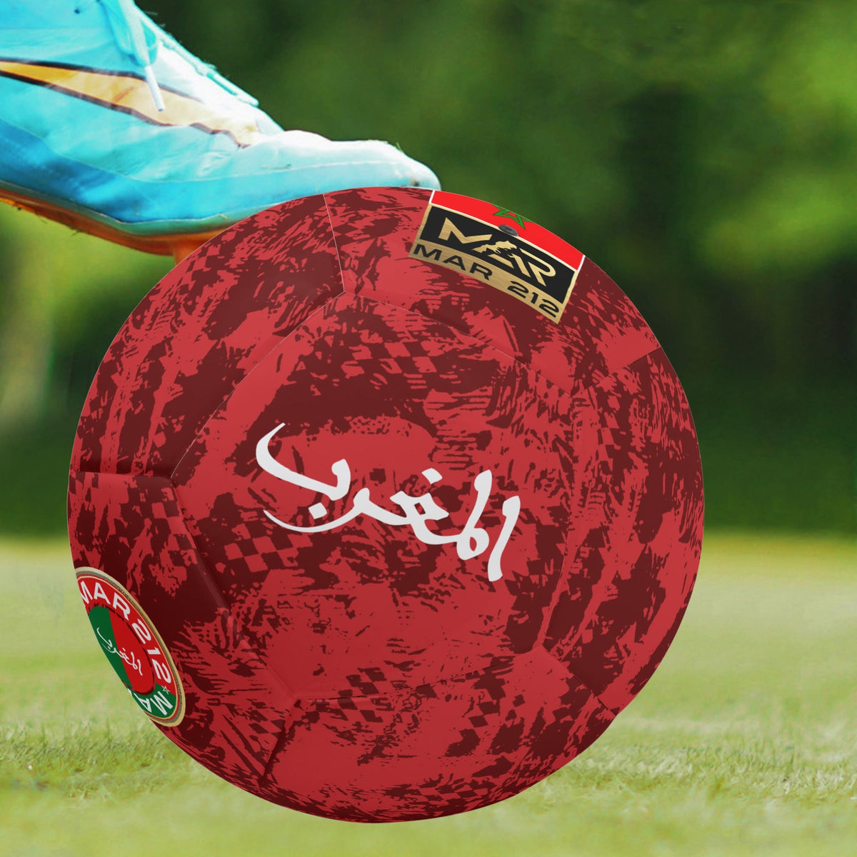 Ballon de football drapeau Maroc