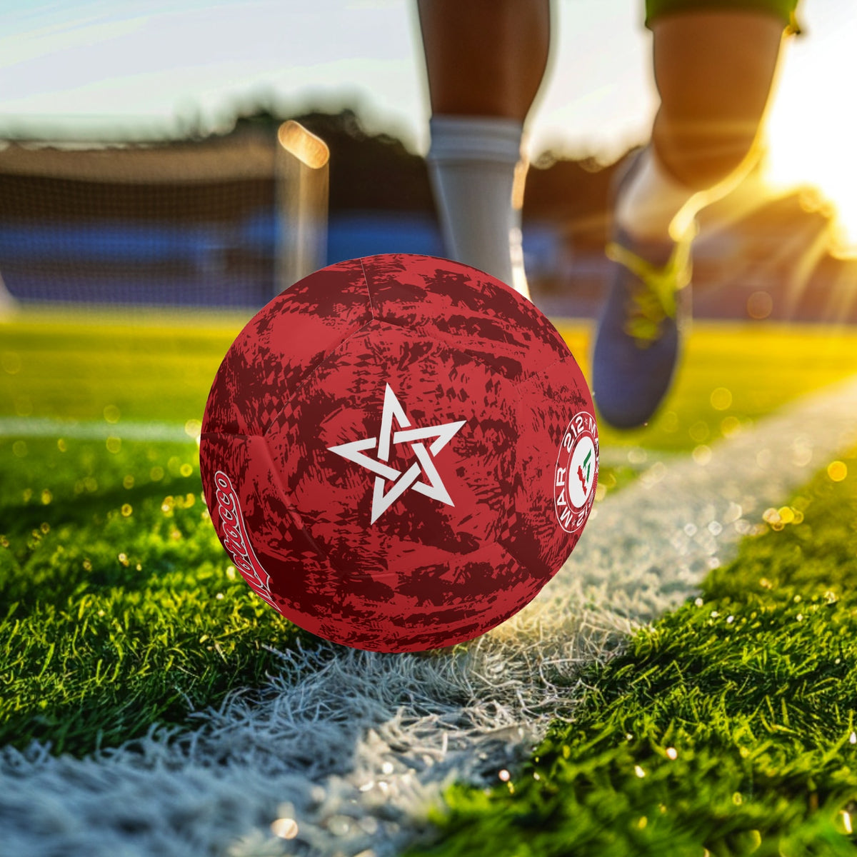 Ballon de football drapeau Maroc