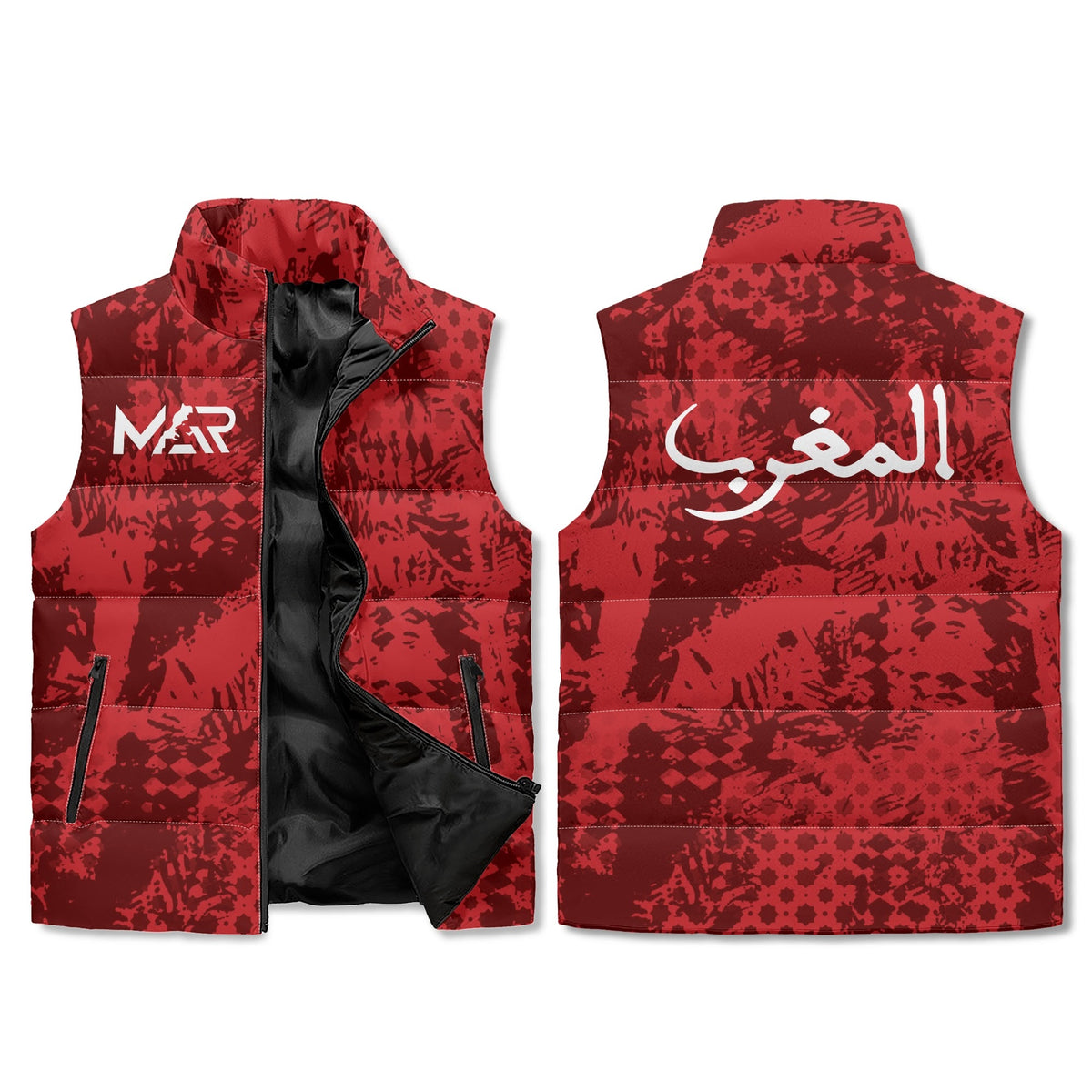 Veste polaire rouge Almaghrib MAR unisexe