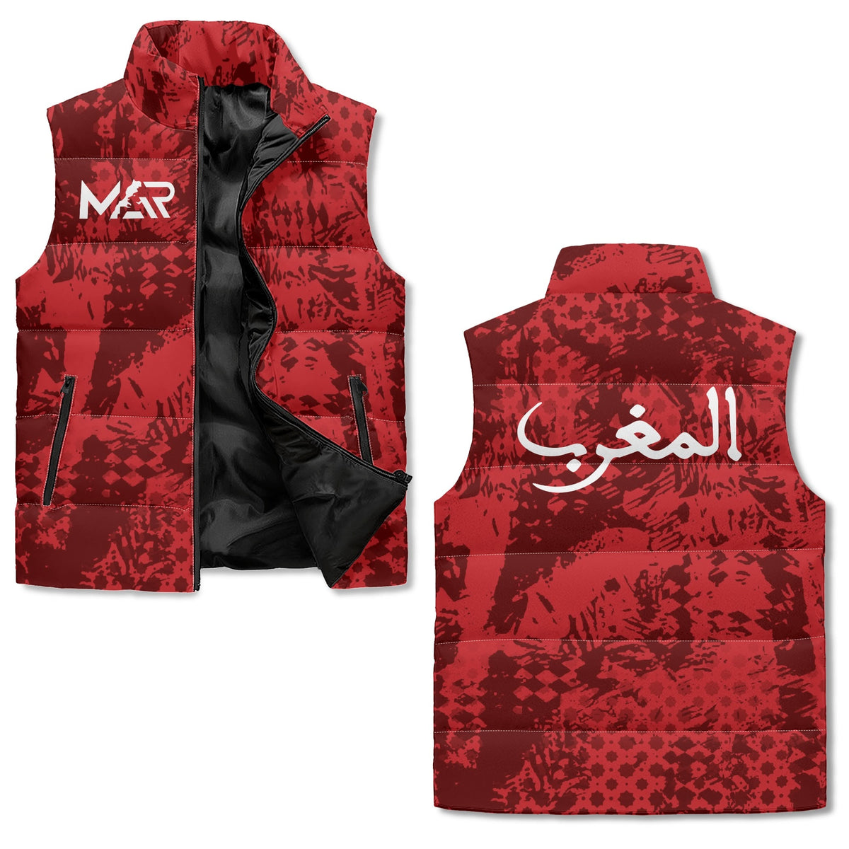 Veste polaire rouge Almaghrib MAR unisexe