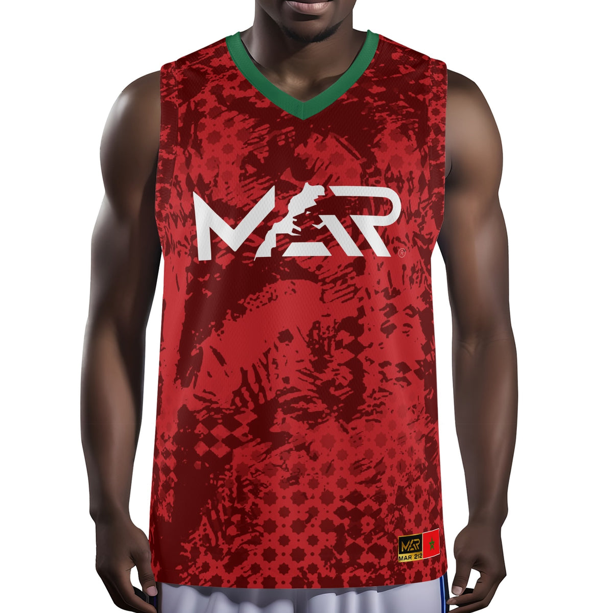 Débardeur Almaghrib entraînement rouge