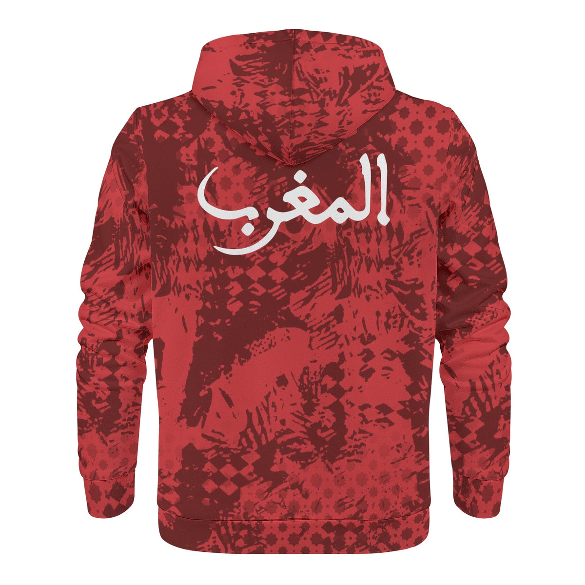 Sweat à Capuche Almaghrib rouge unisexe