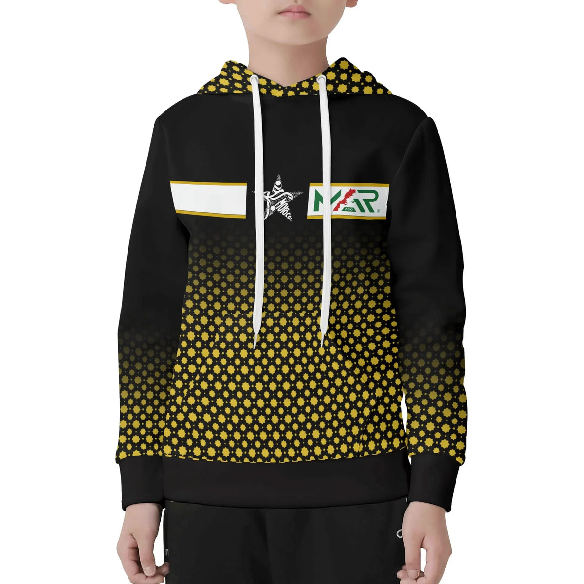 Sweat à Capuche Maillot Maroc enfant Unisexe