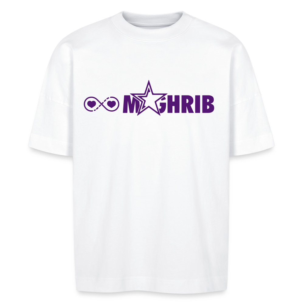 T-shirt oversize MaghribLove Unisexe - blanc