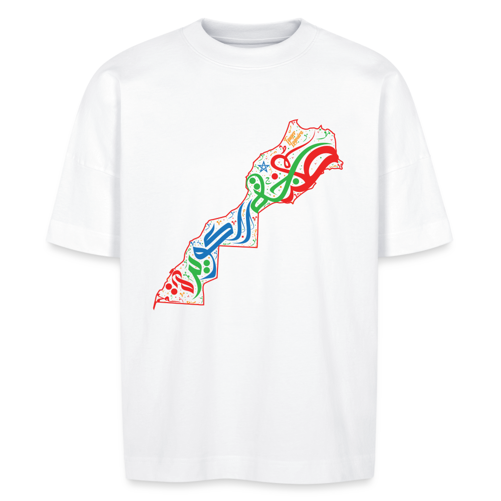 T-shirt Tanger Lagouira oversize Unisexe - blanc