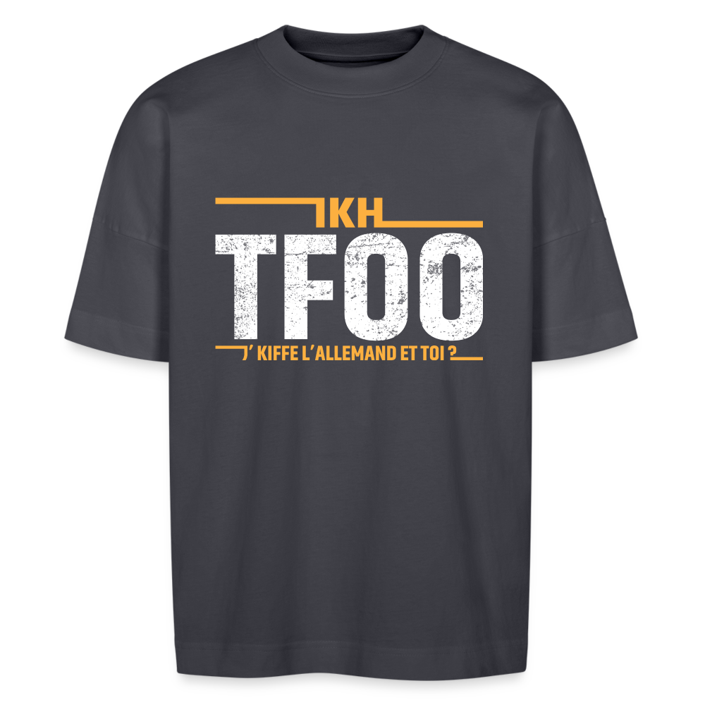 T-shirt Ikh Tfou oversize Unisexe - bleu indigo