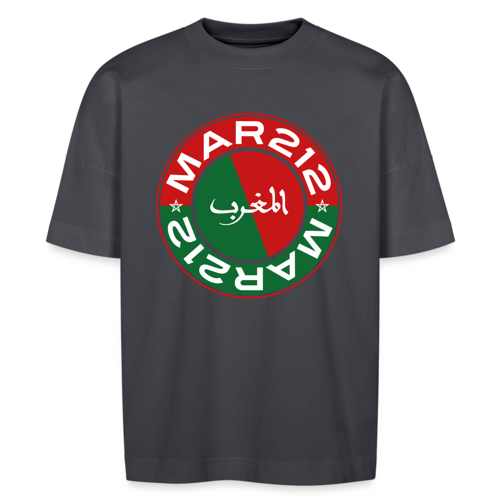 T-shirt MAR212 Almaghrib oversize Unisexe - bleu indigo
