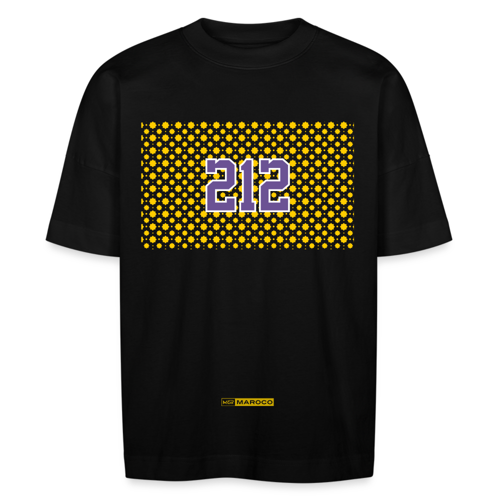 T-shirt 212 Gold Mosaïque oversize Unisexe - noir