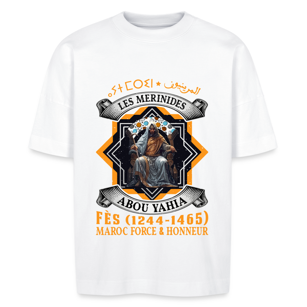 T-shirt les Merinides oversize Unisexe - blanc