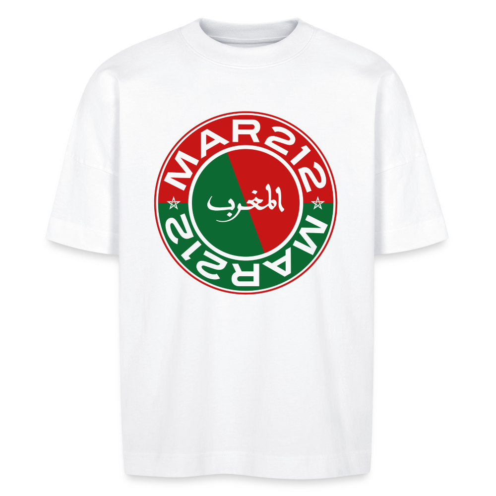 T-shirt MAR212 Almaghrib oversize Unisexe - blanc