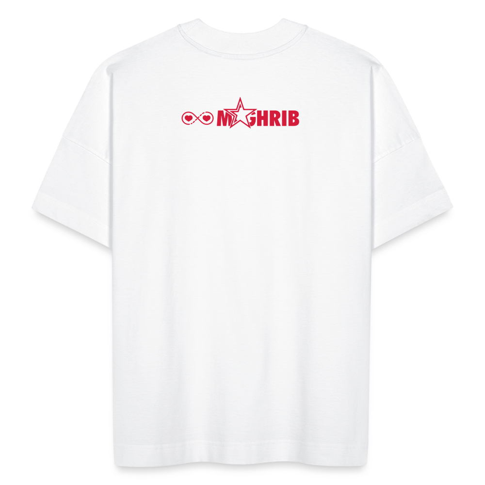 T-shirt Maroco BLASTER oversize Unisexe bio - blanc