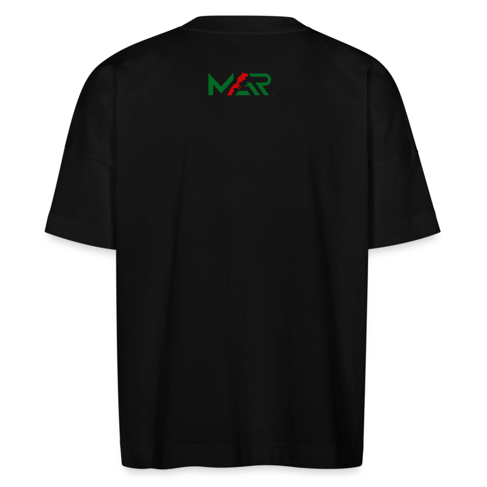 T-shirt Atlas Layths Lions oversize Unisexe - noir