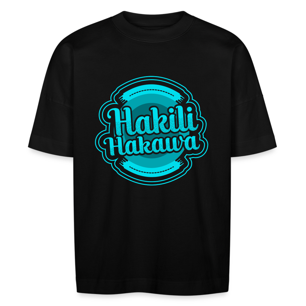 T-shirt Hakili Hakawa oversize Unisexe - noir