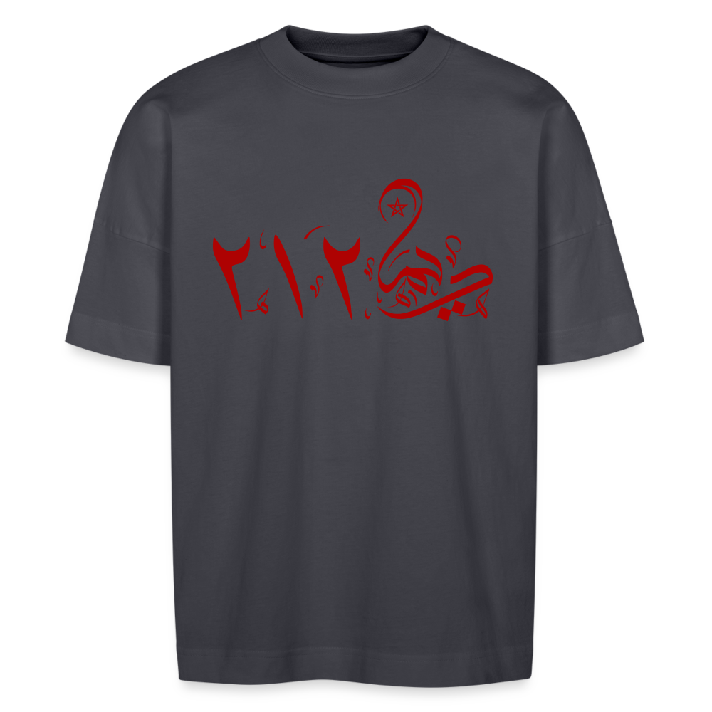 T-shirt DIMA212 oversize  imprimé Unisexe - bleu indigo