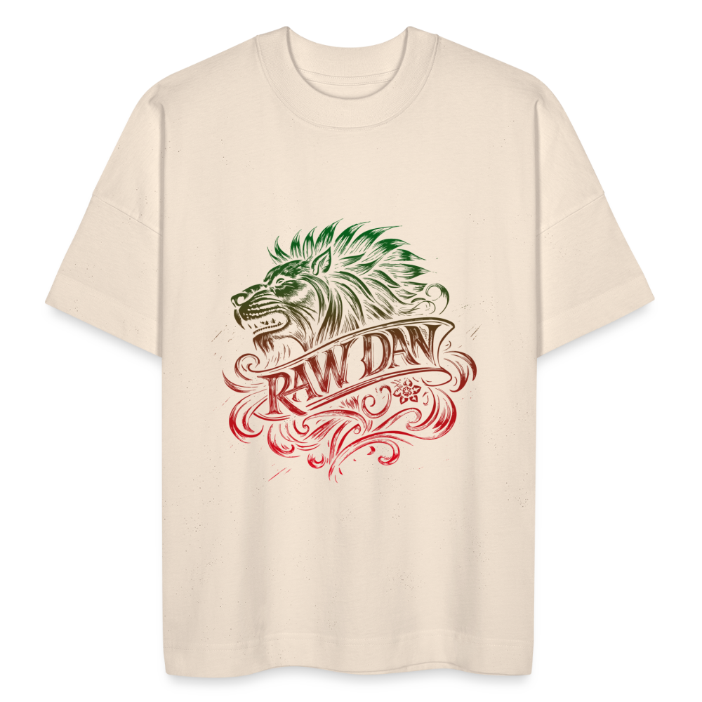 T-shirt RAW DAW oversize Unisexe - blanc cassé
