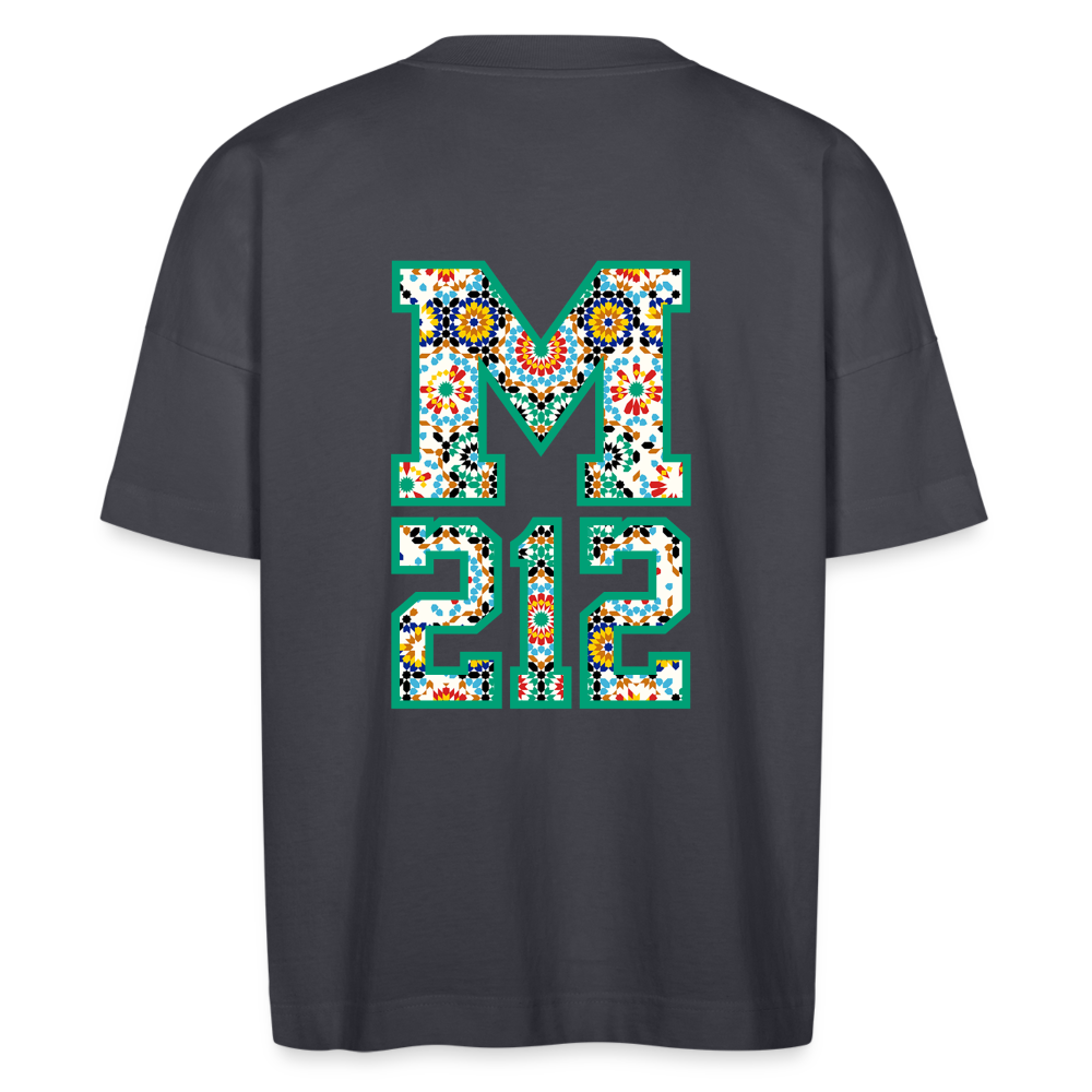 T-shirt MAR 212 oversize bio Unisexe - bleu indigo