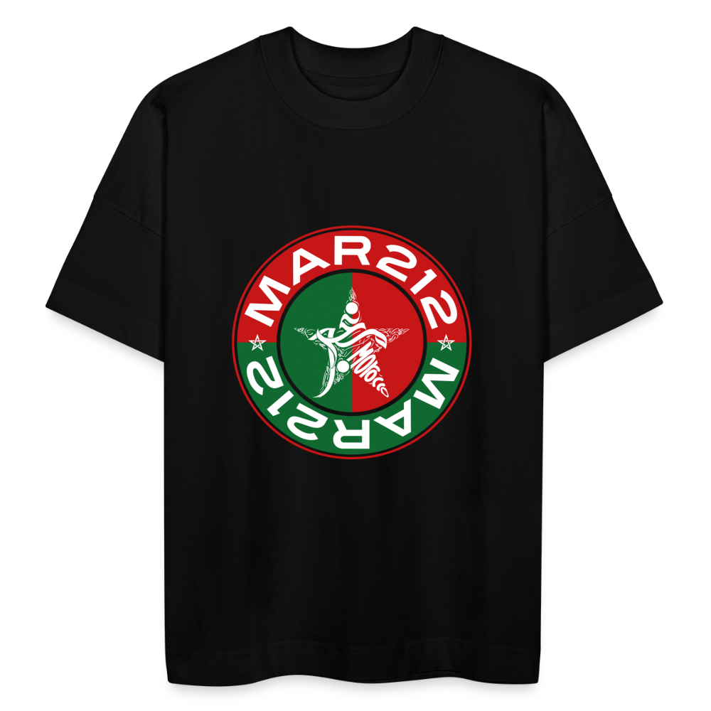 T-shirt MOROCCO212 oversize Unisexe - noir