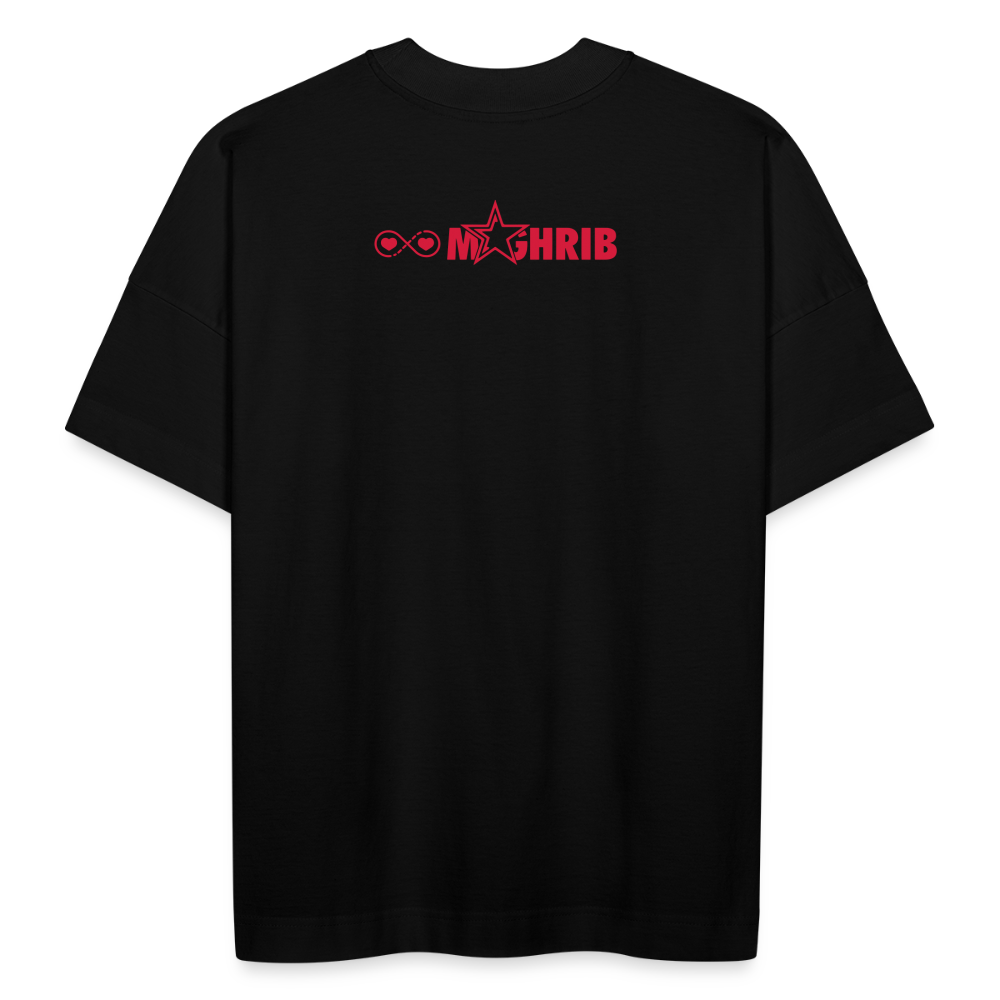 T-shirt Maroco BLASTER oversize Unisexe bio - noir