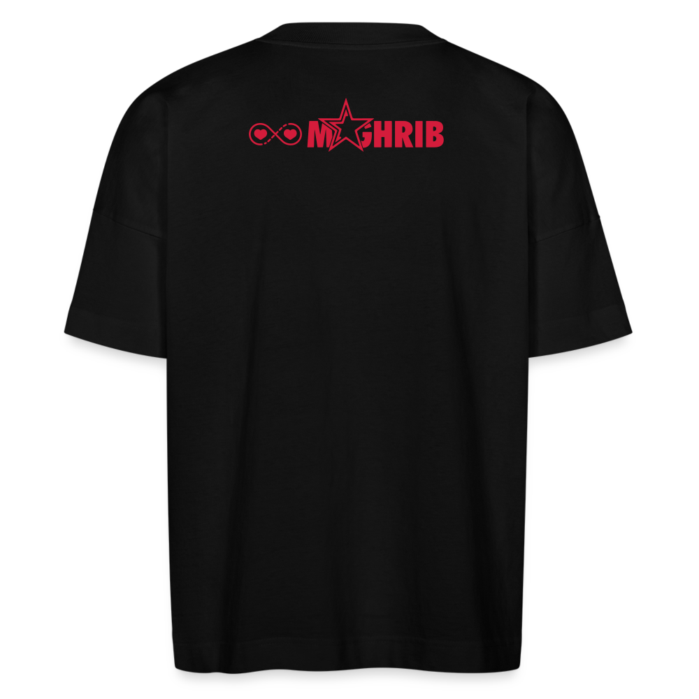 T-shirt Maroco BLASTER oversize Unisexe bio - noir