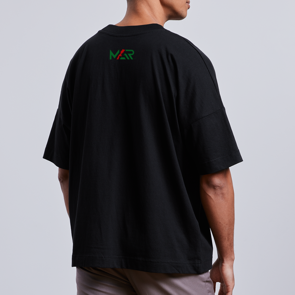 T-shirt Atlas Layths Lions oversize Unisexe - noir