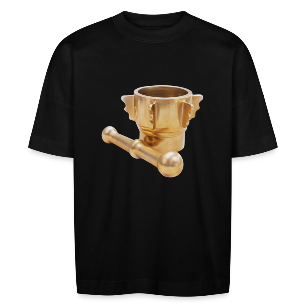 T-shirt Mehraz oversize Unisexe - noir